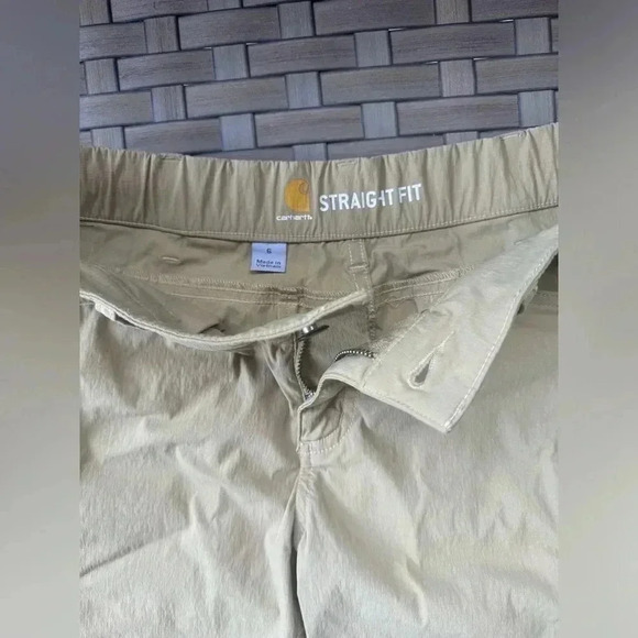 Carhartt Women’s Force Madden Khaki Cargo Short Size 6 - Picture 6 of 7